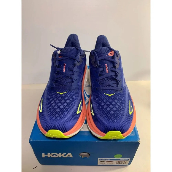 .4230 Hoka Clifton 9, Blue-US 10 Mens - Picture 3 of 5